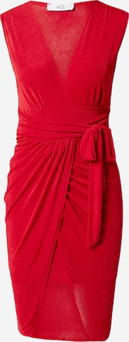 WAL G. Dress 'SAFA' in Red: front