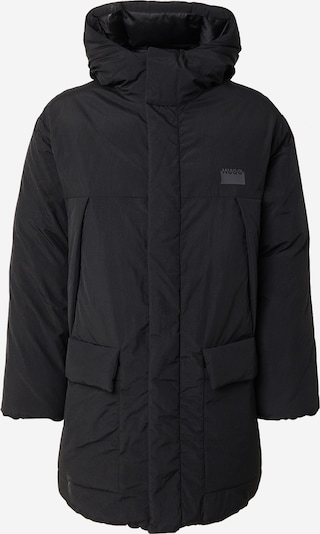 HUGO Pitkä talvitakki 'Mandev2541' värissä musta, Tuotenäkymä