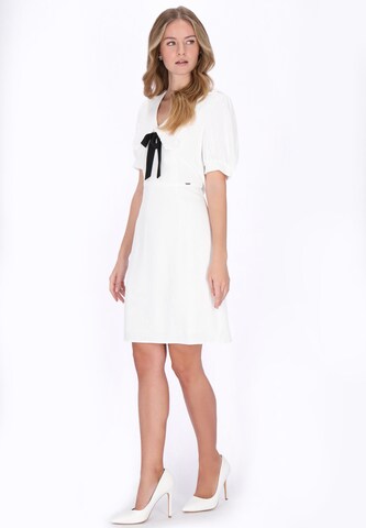 DreiMaster Klassik - Vestido en blanco