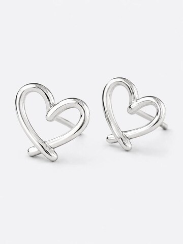 Alster Herz Oorbellen 'Earrings "Love Heart"' in Zilver