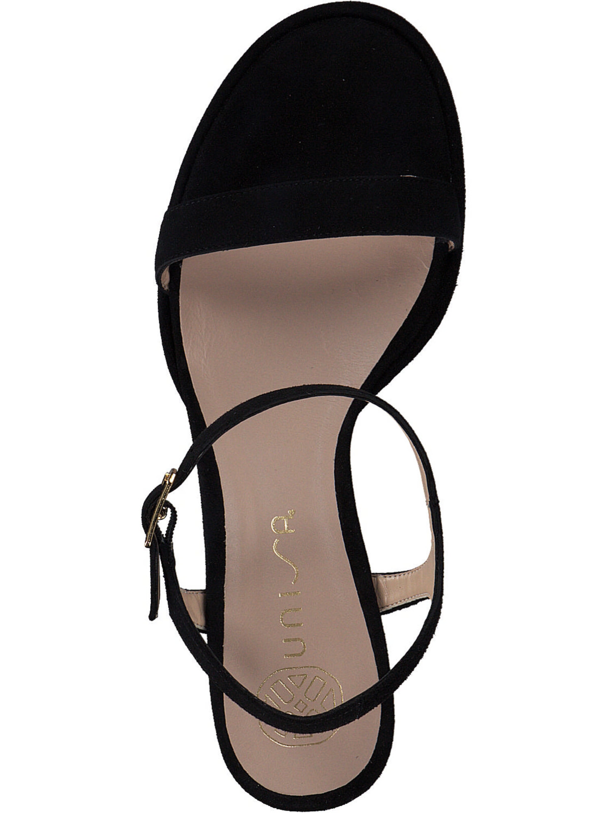 UNISA Sandalen met riem 'Soro' in Zwart