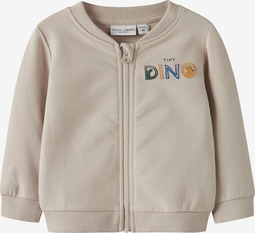 NAME IT Sweat jacket 'NBMVONNE' in Beige: front