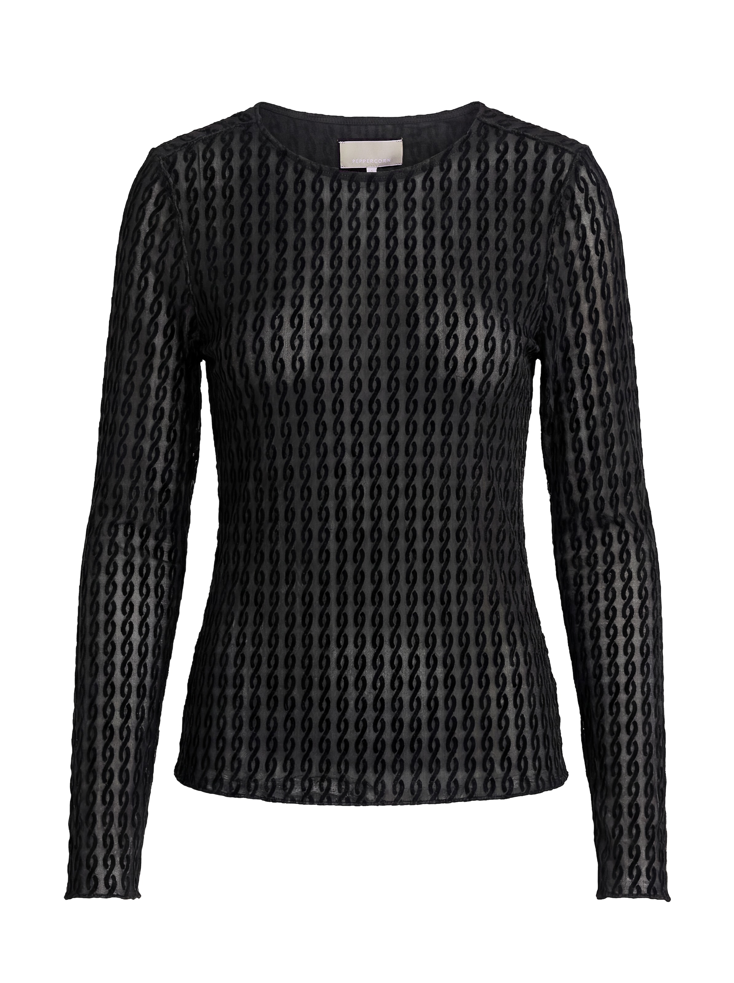 Top 'Tillie' di Peppercorn in nero: frontale