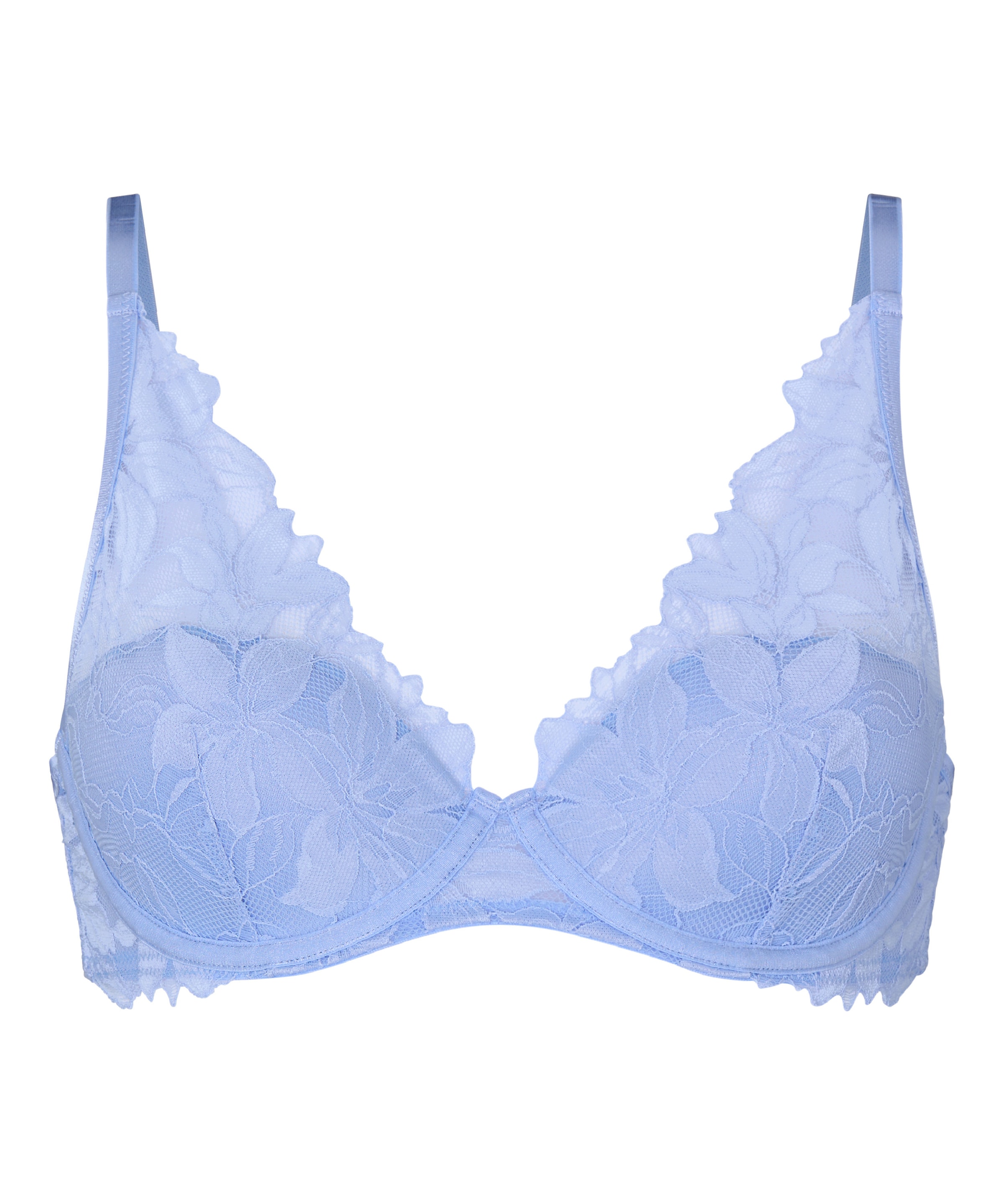 Hunkemöller BH 'Ingrid' in Blau: Vorderseite