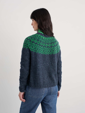 Seasalt Cornwall Gebreid vest 'Port Kinnis' in Blauw