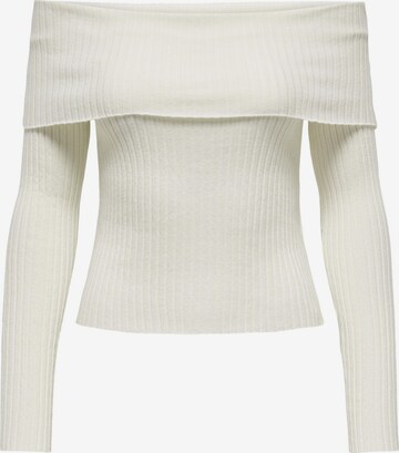 JDY Sweater in White: front