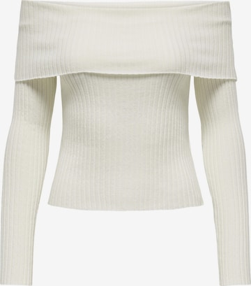 JDY Sweater in White: front