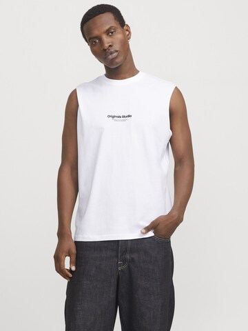 Tricou 'JORVesterbro' de la JACK & JONES pe negru: față
