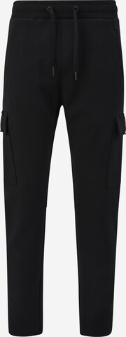 Regular Pantaloni cu buzunare de la QS pe negru: față