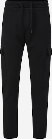 QSregular Cargo hlače - crna boja: prednji dio