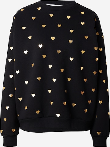 ABOUT YOU Свитшот 'Silene' в Черный: спереди