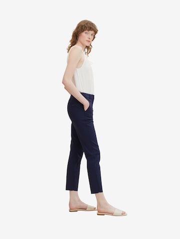 Coupe slim Pantalon 'Mia' TOM TAILOR en bleu