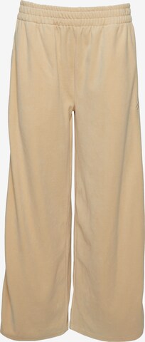 Superdry Spodnie w kolorze beżowy: przód