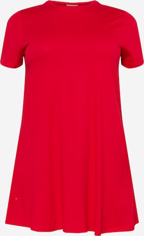 ONLY Carmakoma - Vestido em vermelho: frente