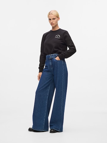 Karl Lagerfeld Wide leg Jeans in Blue: front