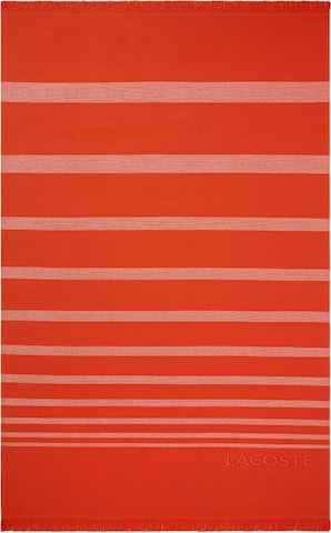 LACOSTE Beach Towel in Orange: front