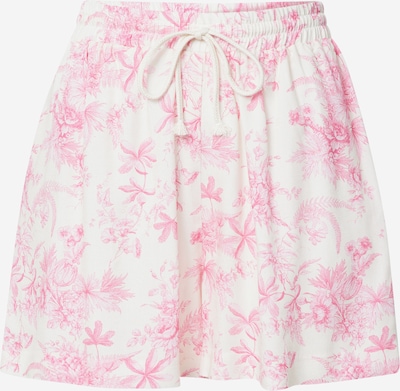 Pantaloni 'PAULETTE' Parisienne et Alors di colore rosa chiaro / bianco, Visualizzazione prodotti