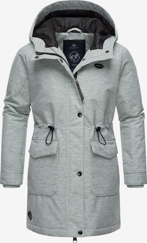 Ragwear Зимняя куртка 'Rezinka' в Серый: спереди