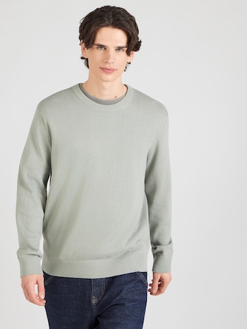 GAP Πουλόβερ 'V-MIDWEIGHT' σε πράσινο: μπροστά