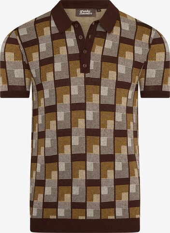 4funkyflavours Shirt 'Me And Those Dreamin' Eyes Of Mine' in Brown: front