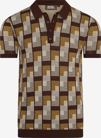 4funkyflavours Shirt 'Me And Those Dreamin' Eyes Of Mine' in Brown: front