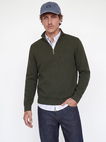 Pull-over 'JPR Blamilano' JACK & JONES en vert : devant