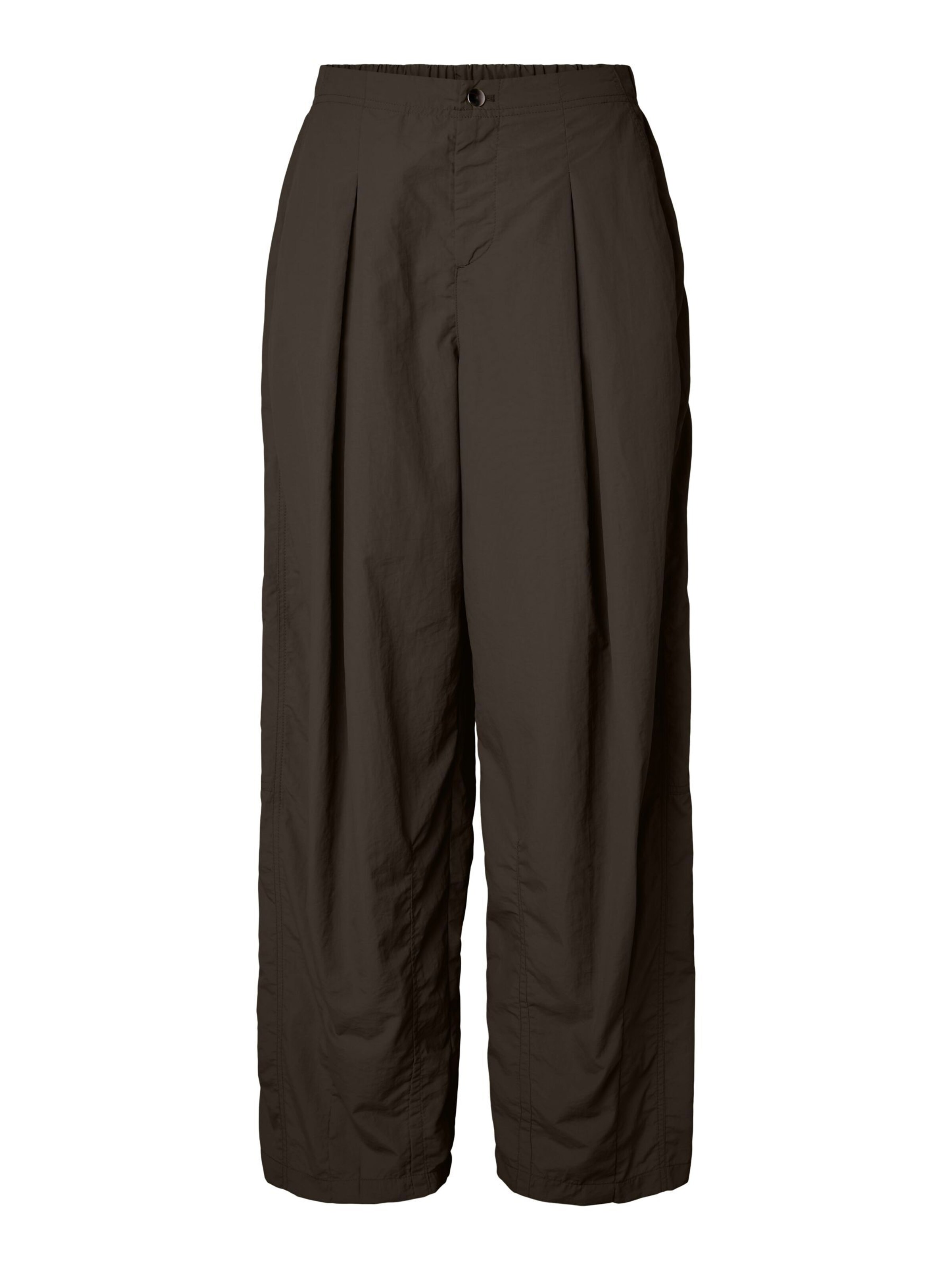Regular Pantalon PIECES en marron : devant