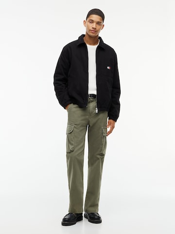 Tommy Jeans - Casaco meia-estação em preto