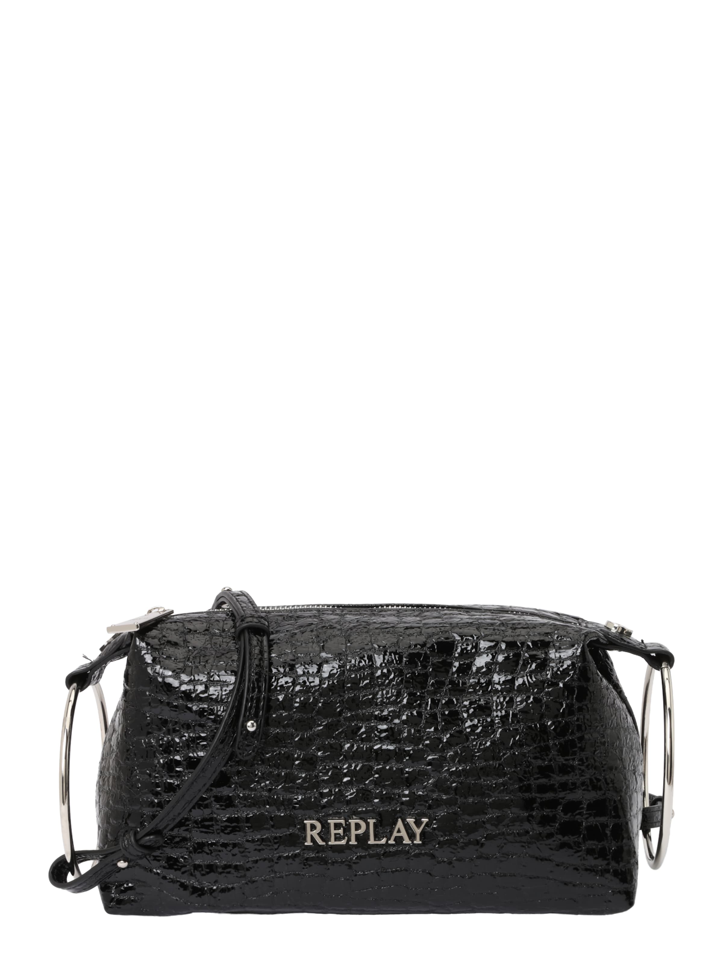 REPLAY Umhängetasche in Schwarz: Vorderseite
