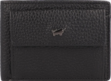 Braun Büffel Wallet 'Theo' in Black: front