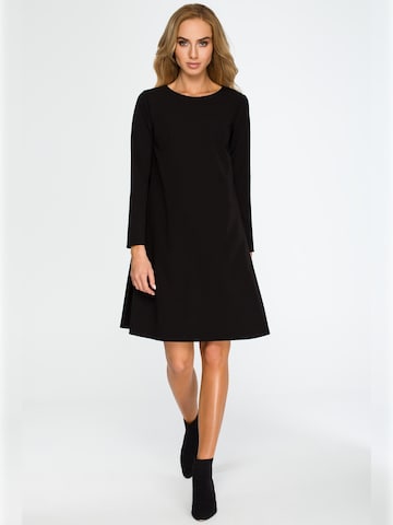Stylove - Vestido en negro: frente