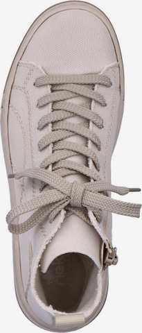 Rieker High-Top Sneakers in Beige