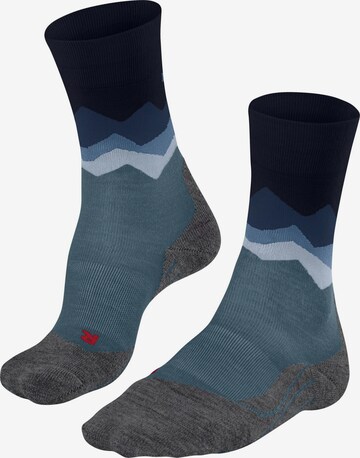 FALKE Sportsocken 'TK2 Explore' in Blau: Vorderseite
