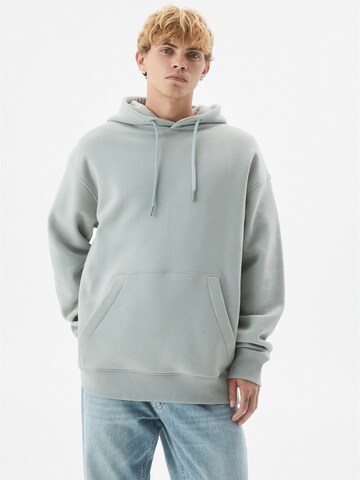 Pull&Bear Sweatshirt in Groen: voorkant