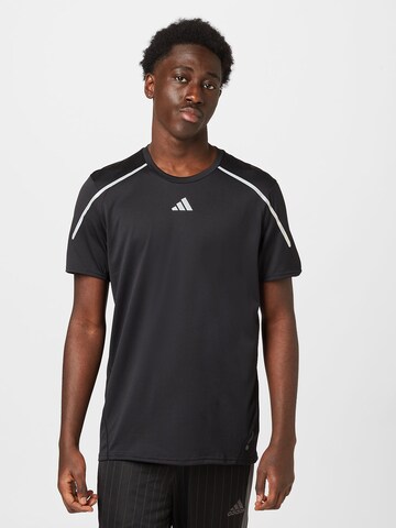 ADIDAS PERFORMANCE Performance Shirt 'Confident Engineered' in Black: front