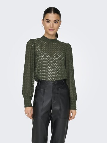 JDY Blouse 'AVERY' in Groen: voorkant