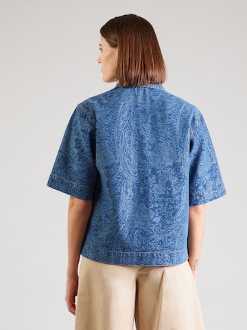 co'couture Blouse 'Dean' in Blauw