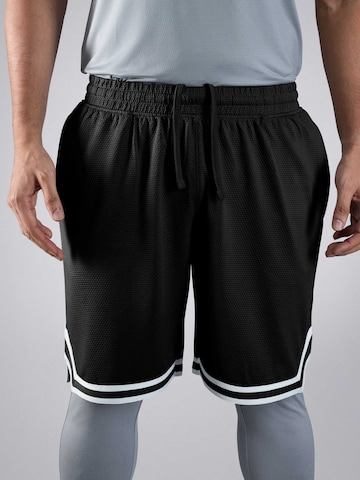 Boardshorts 'Pantoneclo Men’s Gym Shorts with Side Gasket' PANTONECLO en noir