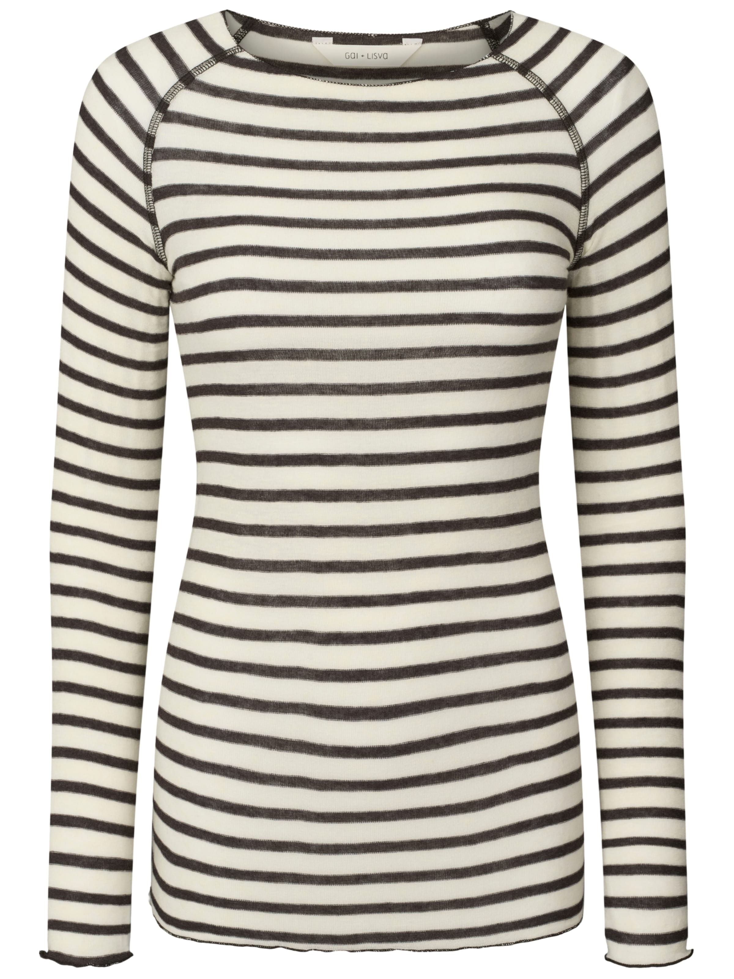 Gai+Lisva Top 'Amalie' in Grijs: voorkant