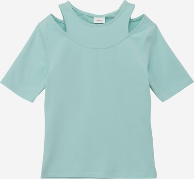 s.Oliver T-Shirt en bleu cyan, Vue avec produit