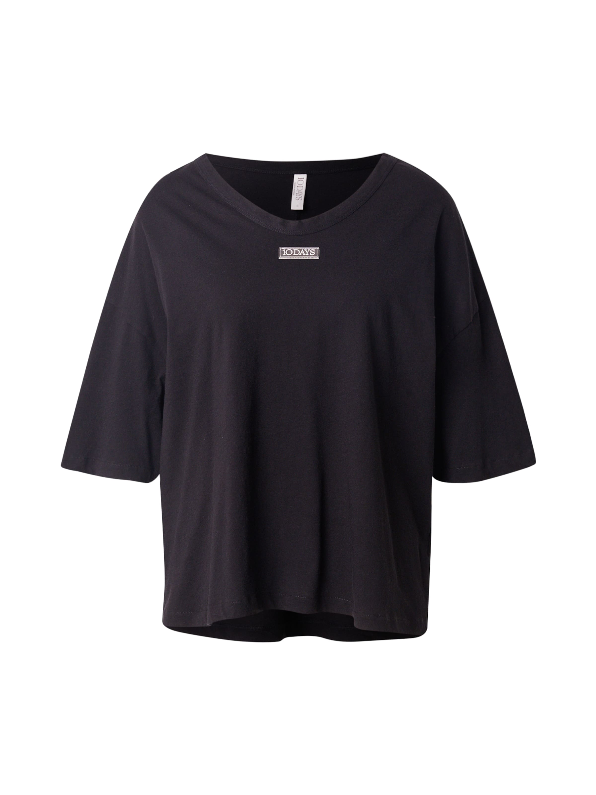 juoda 10Days Marškinėliai: priekis