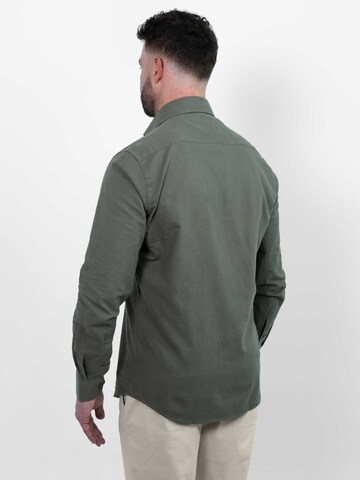Vercate Slim Fit Businesshemd 'No. 25'‌‌‌‌‌ in Grün