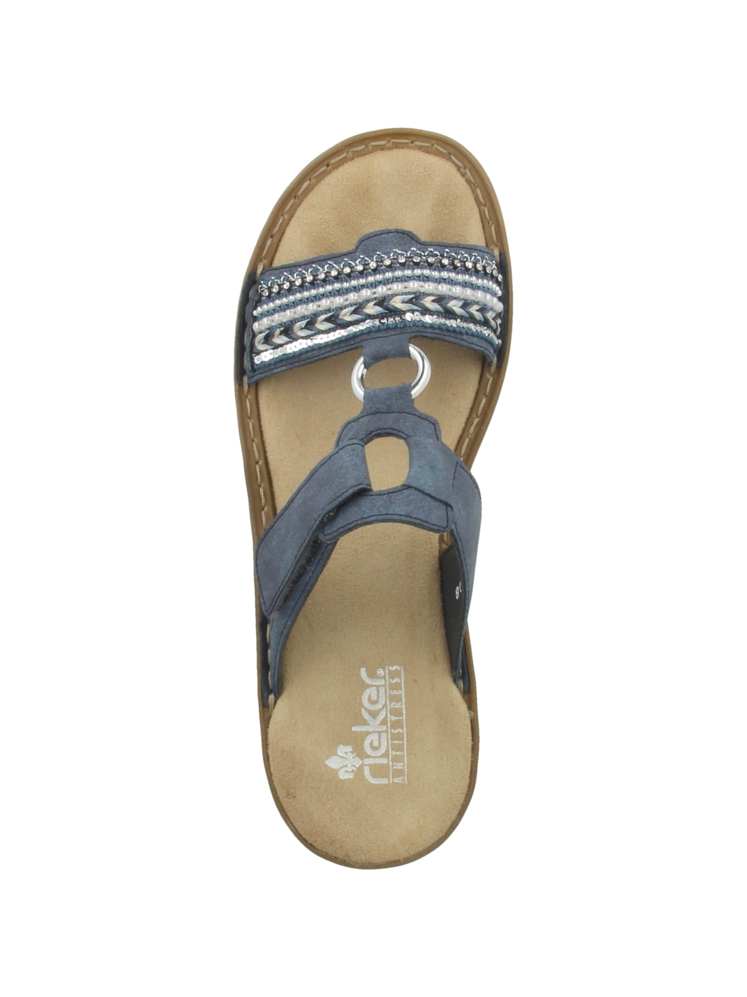 Rieker Mules in Blue