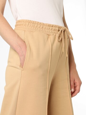 Wide Leg Pantalon Karl Kani en beige