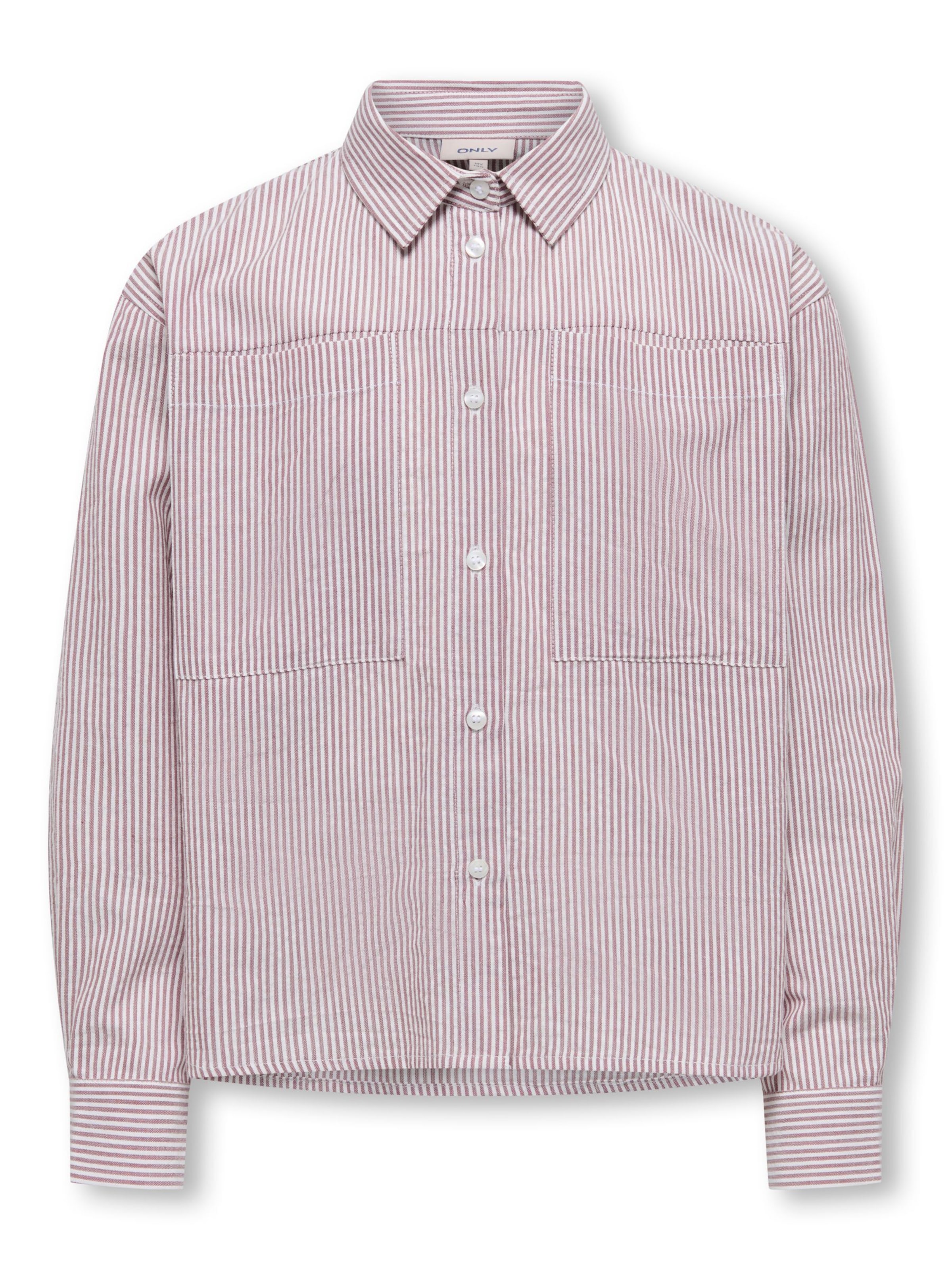 ONLY GIRLS Blouse 'KOGSmilla' in Pink / White, Item view