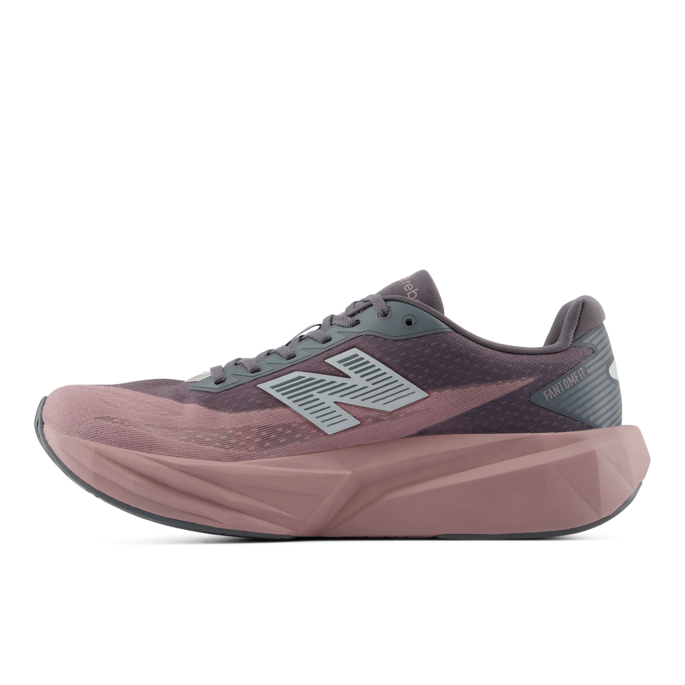 new balance Running Shoes 'Rebel v5' in 40 in Grey / Dark purple / Dusky pink, Item view