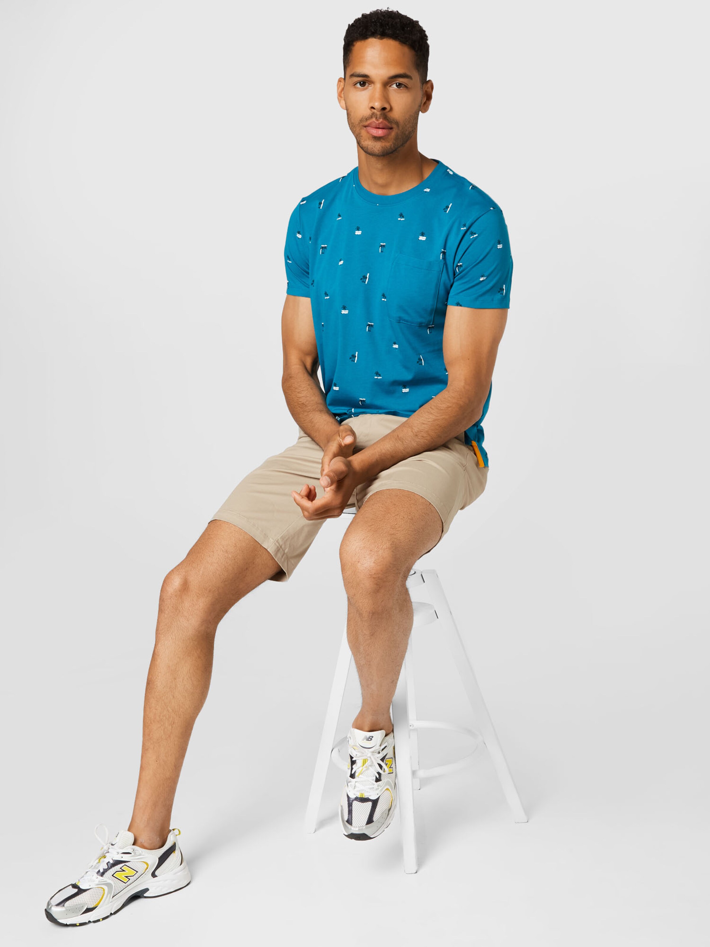 Männer Shirts EDC BY ESPRIT T-Shirt in Navy, Himmelblau - AG33623 Männer Shirts EDC BY ESPRIT T-Shirt in Navy, Himmelblau - AG33623