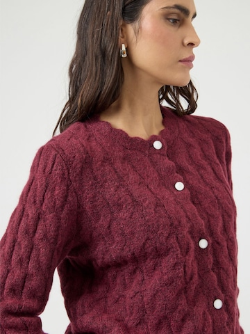 Cardigan 'YASBubera' YAS en rouge