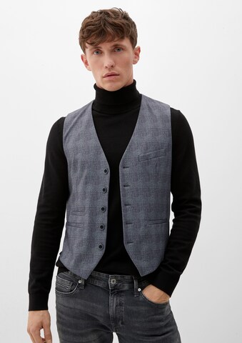 Gilet de costume ' S.ONICE ' s.Oliver en gris : devant