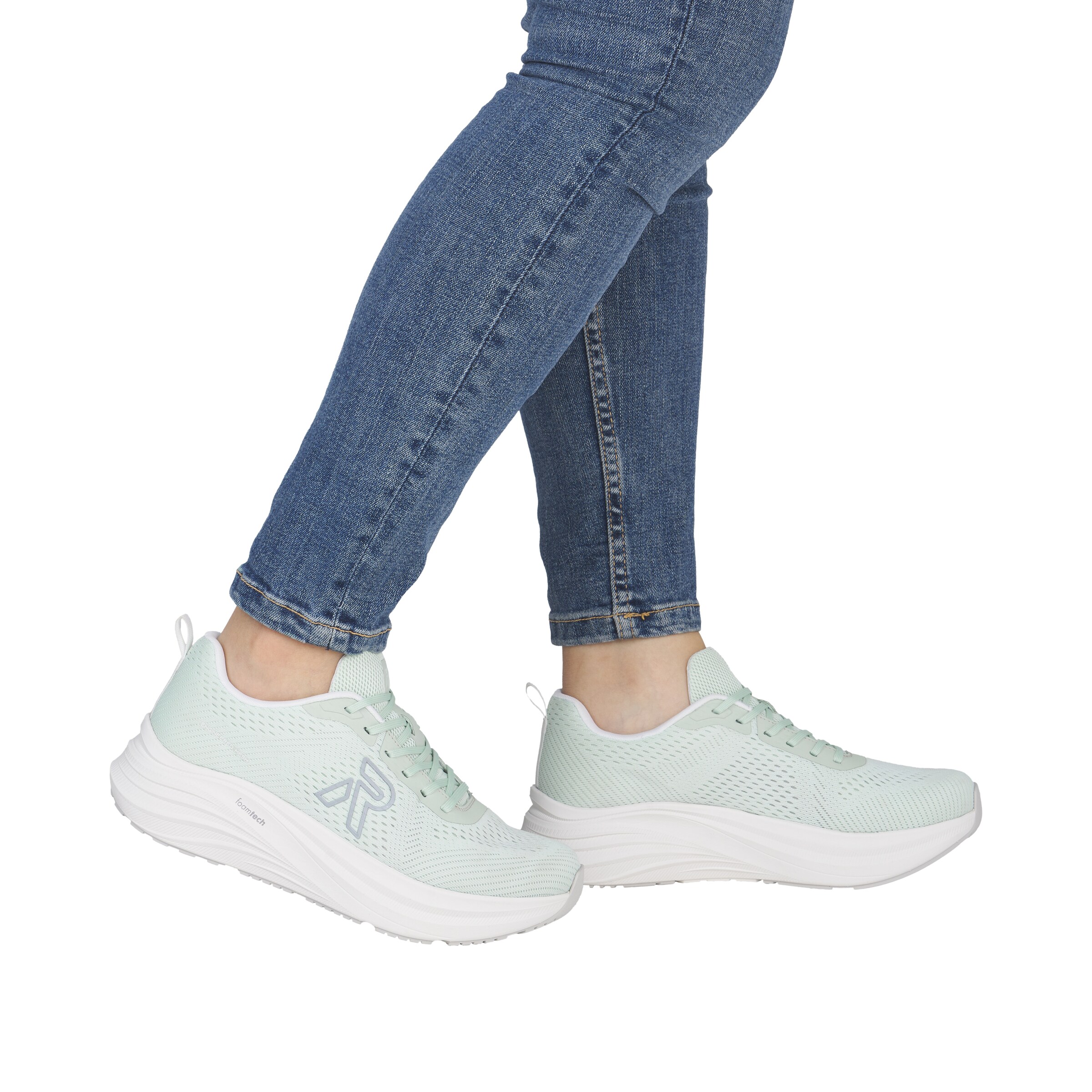 Rieker Sport Platform trainers in Green